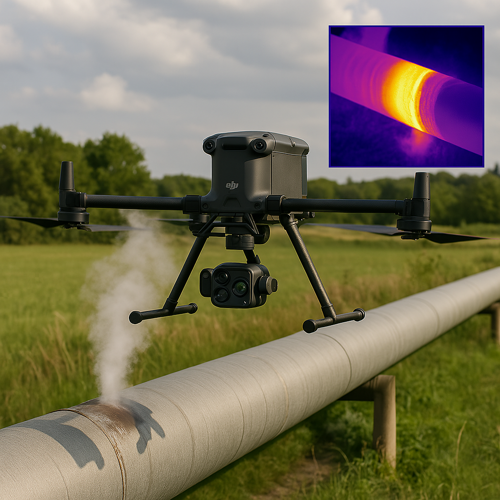 Pipeline Drohneninspektion